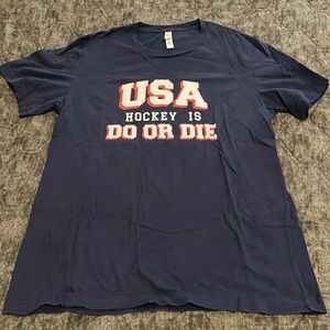 Barstool “USA hockey is do or die” T-shirt